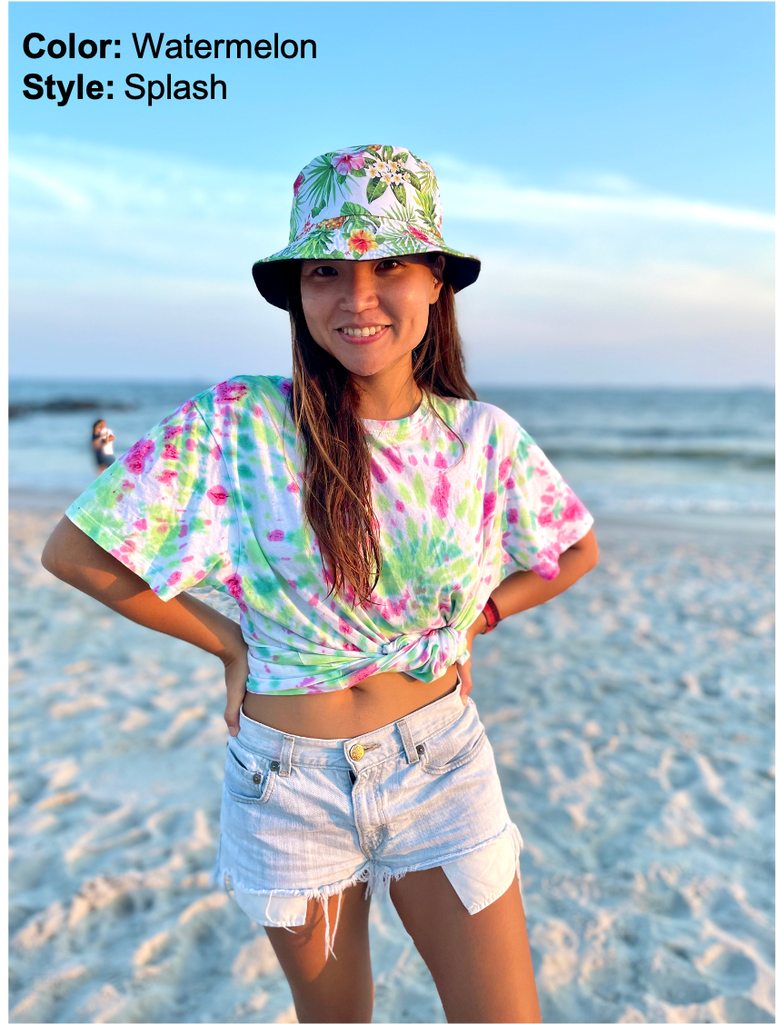 Unisex Tie Dye Crew Tee - Customizable: Pick Your Colors (Option